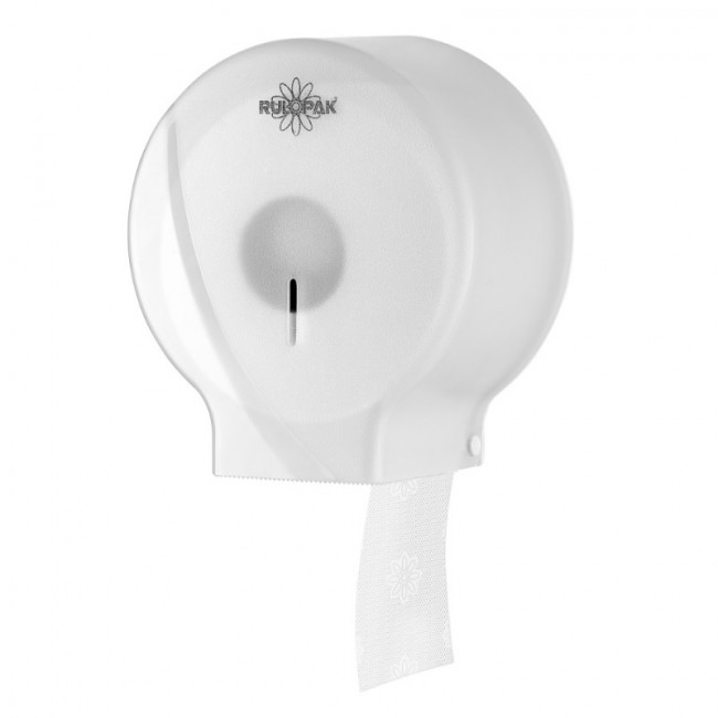 Modern Mini Jumbo Tuvalet Kağıdı Dispenseri Beyaz