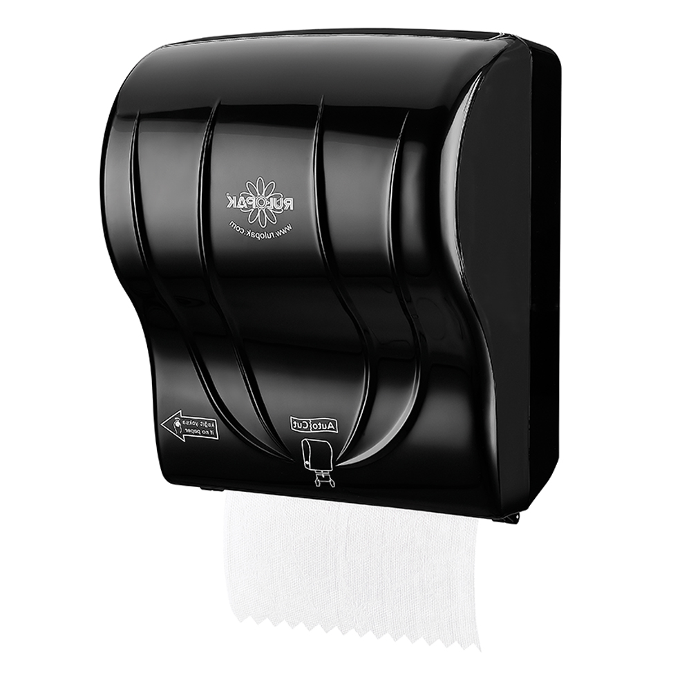 Auto Cut Paper Dispenser - Black