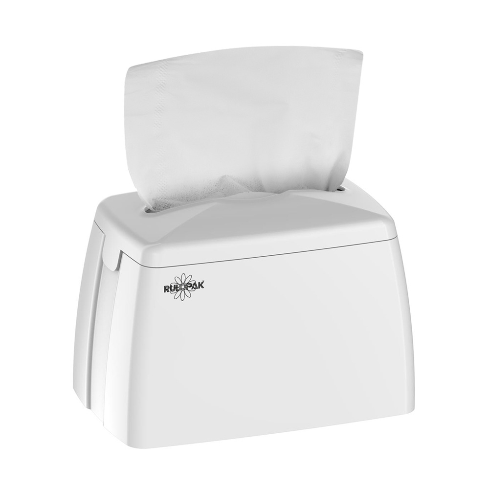 Tekçek Modern Maxi Desktop Napkin Dipenser - White